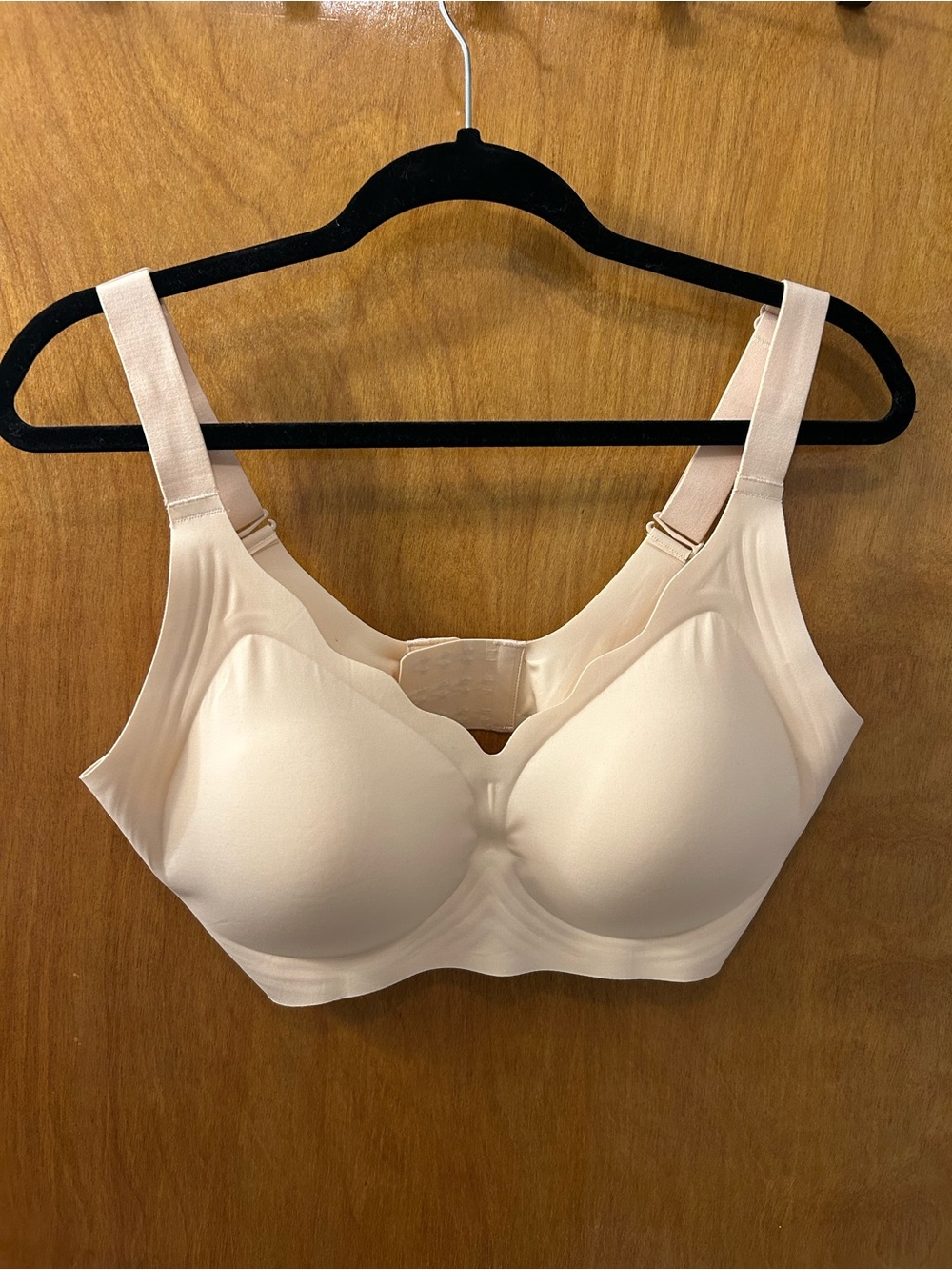 Wireless Nude Support Bra with Smooth Molded Cups